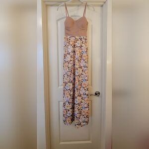 Floral Maxi Dress with Spaghetti Straps